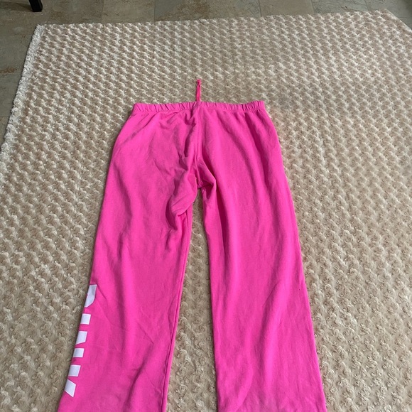 Victoria's Secret Women XL PINK Logo Heritage Sweatpants - Picture 6 of 8